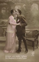 England and France embracing
